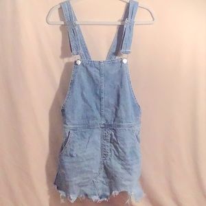 Free People size 2 denim overall dress